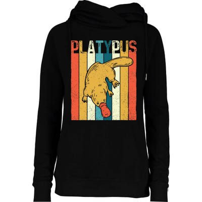 Platypus Zookeeper Marine Biologist Animal Lover Womens Funnel Neck Pullover Hood