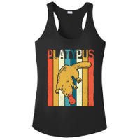 Platypus Zookeeper Marine Biologist Animal Lover Ladies PosiCharge Competitor Racerback Tank