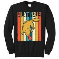 Platypus Zookeeper Marine Biologist Animal Lover Tall Sweatshirt