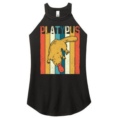 Platypus Zookeeper Marine Biologist Animal Lover Women's Perfect Tri Rocker Tank