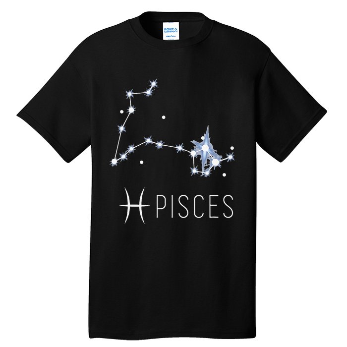 Pisces Zodiac Sign for Astrology Birthday Month Pisces Tall T-Shirt