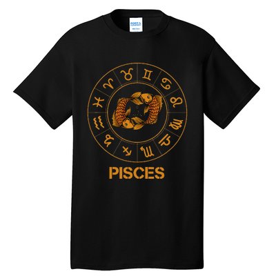 Pisces Zodiac Sign Tall T-Shirt