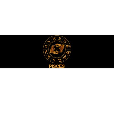 Pisces Zodiac Sign Bumper Sticker