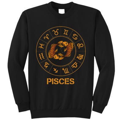 Pisces Zodiac Sign Tall Sweatshirt