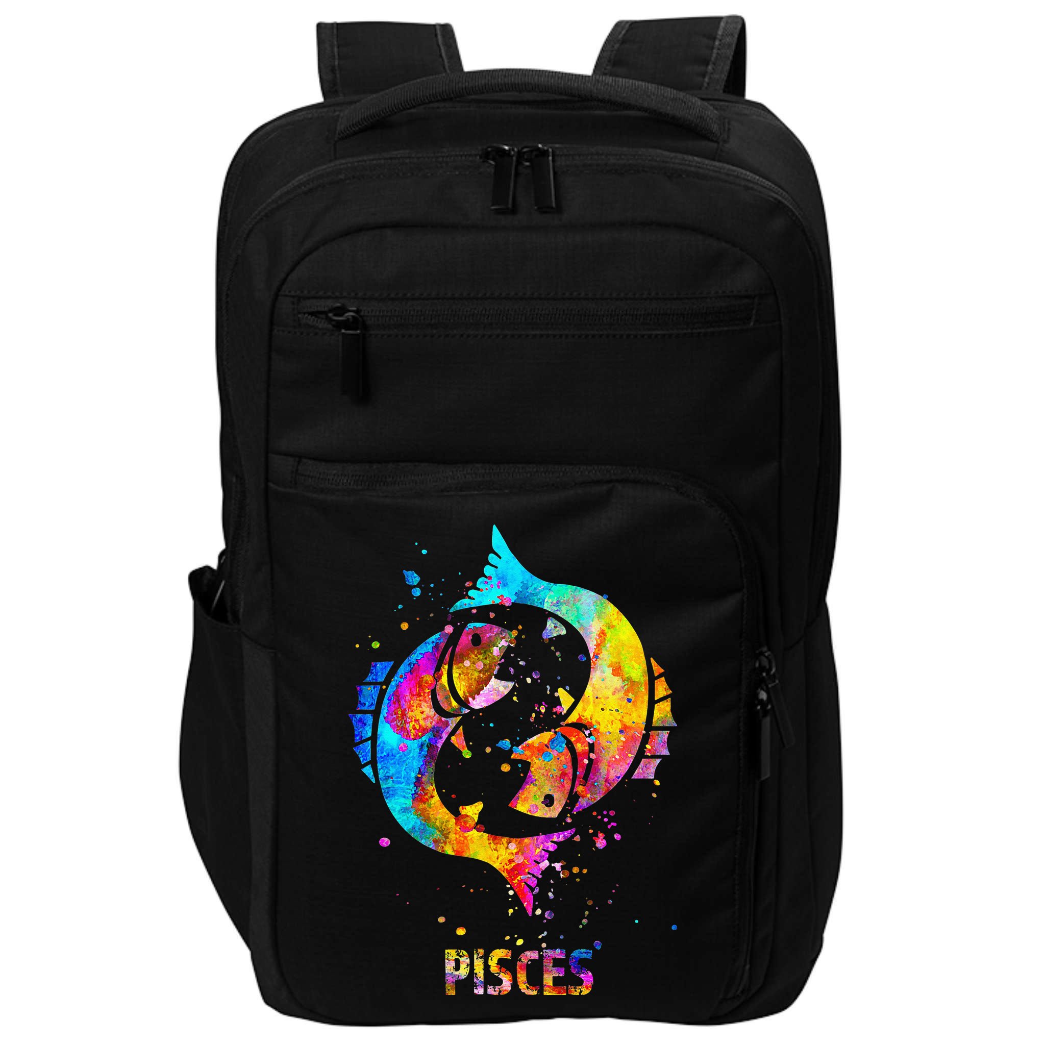 Pisces Zodiac Sign Impact Tech Backpack