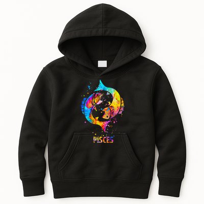 Pisces Zodiac Sign Kids Hoodie