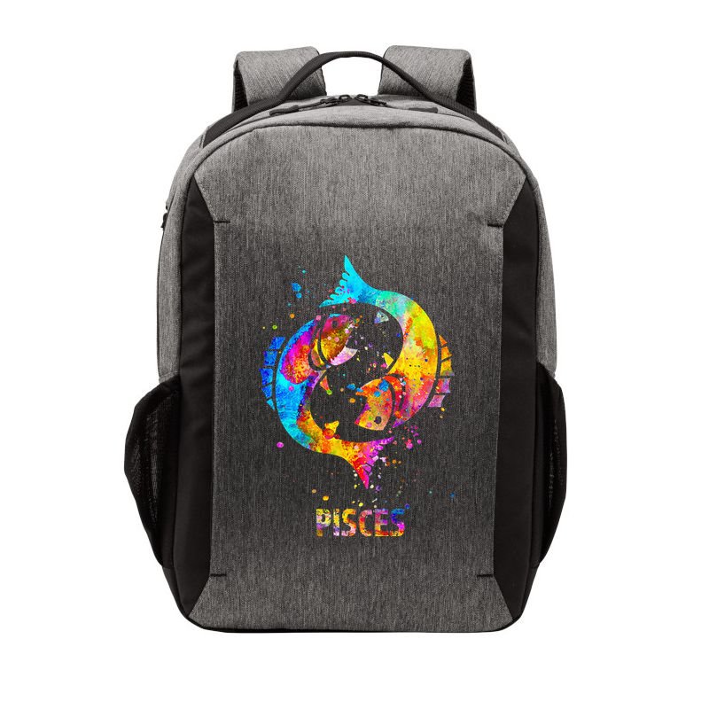 Pisces Zodiac Sign Vector Backpack