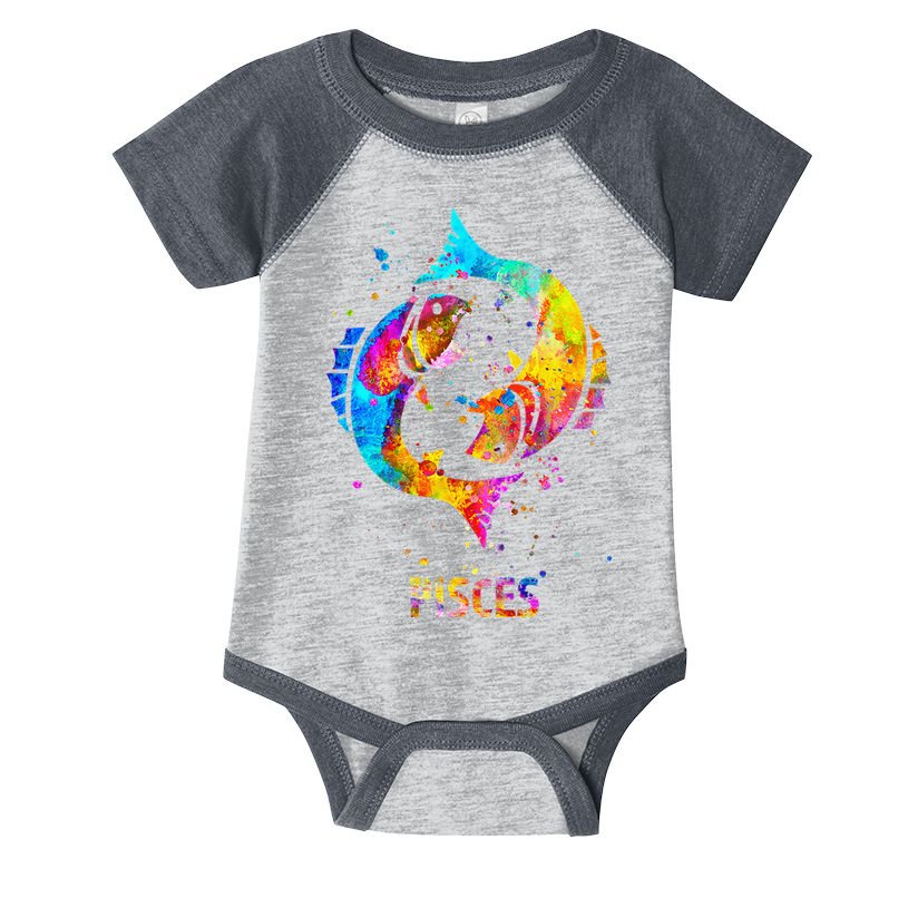 Pisces Zodiac Sign Infant Baby Jersey Bodysuit