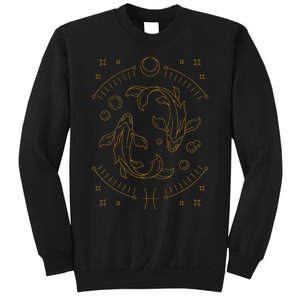 Pisces Zodiac Symbol Astrology Fish Water Sign Sweatshirt