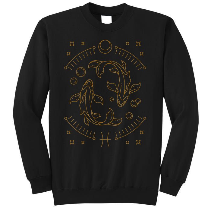 Pisces Zodiac Symbol Astrology Fish Water Sign Sweatshirt