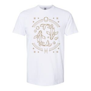 Pisces Zodiac Symbol Astrology Fish Water Sign Softstyle CVC T-Shirt