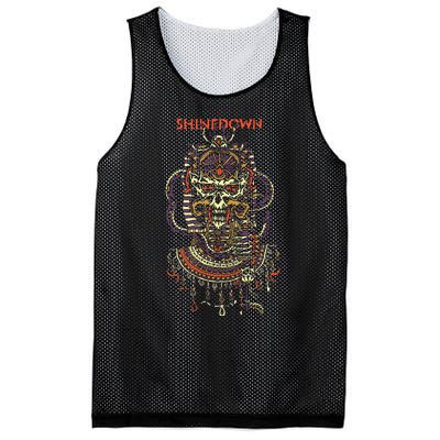 Planet Zero Skull Mesh Reversible Basketball Jersey Tank