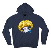 Pisces Zodiac Sign Watercolor Illustration Hoodie