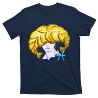 Pisces Zodiac Sign Watercolor Illustration T-Shirt