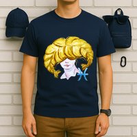 Pisces Zodiac Sign Watercolor Illustration T-Shirt