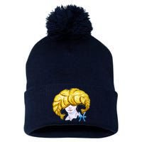 Pisces Zodiac Sign Watercolor Illustration Pom Pom 12in Knit Beanie