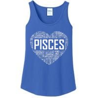 Pisces Zodiac Traits Horoscope Astrology Sign Gift Heart Funny Gift Ladies Essential Tank