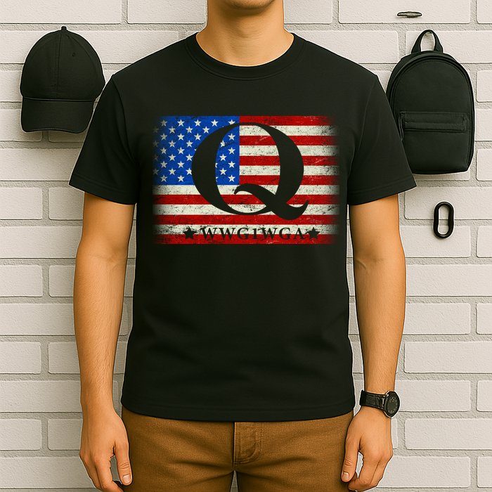 Q-anon  WWG1WGA Where We Go One We Go All T-Shirt