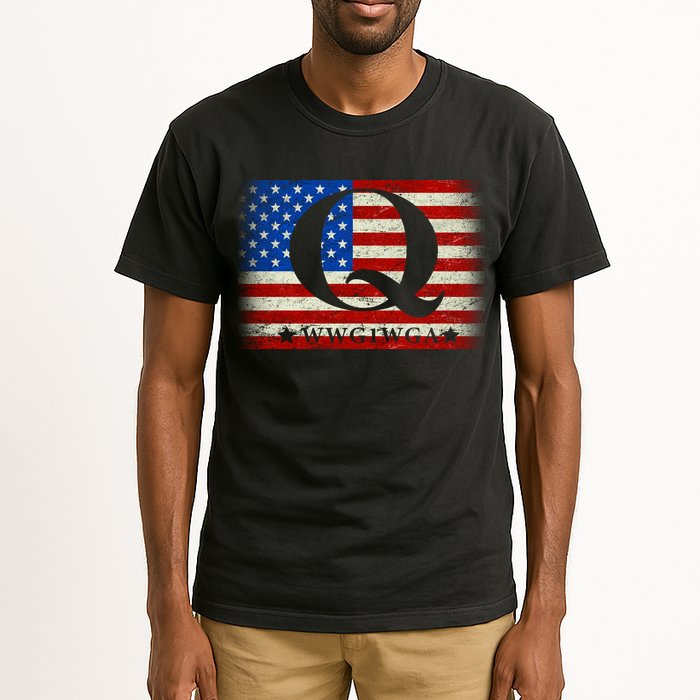 Q-anon  WWG1WGA Where We Go One We Go All Tall T-Shirt