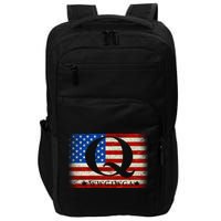 Q-anon  WWG1WGA Where We Go One We Go All Impact Tech Backpack