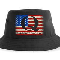 Q-anon  WWG1WGA Where We Go One We Go All Sustainable Bucket Hat