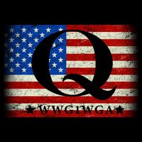 Q-anon  WWG1WGA Where We Go One We Go All Drawstring Bag