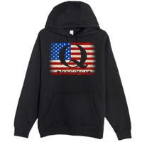 Q-anon  WWG1WGA Where We Go One We Go All Premium Pullover Hoodie