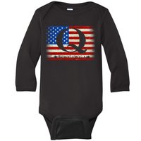 Q-anon  WWG1WGA Where We Go One We Go All Baby Long Sleeve Bodysuit