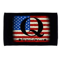 Q-anon  WWG1WGA Where We Go One We Go All Microfiber Hand Towel