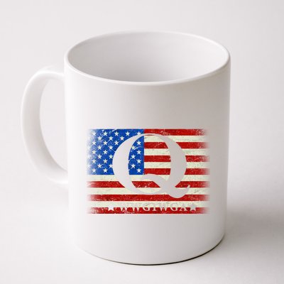 Q-anon  WWG1WGA Where We Go One We Go All Coffee Mug