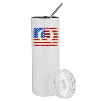 Q-anon  WWG1WGA Where We Go One We Go All Stainless Steel Tumbler