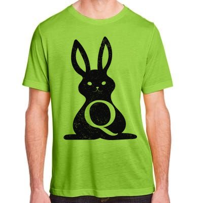 Q Anon Bunny Qanon Adult ChromaSoft Performance T-Shirt