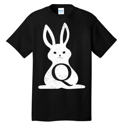 Q Anon Bunny Qanon Tall T-Shirt