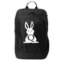 Q Anon Bunny Qanon City Backpack