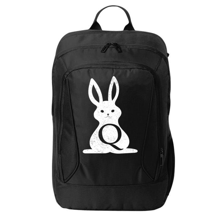 Q Anon Bunny Qanon City Backpack
