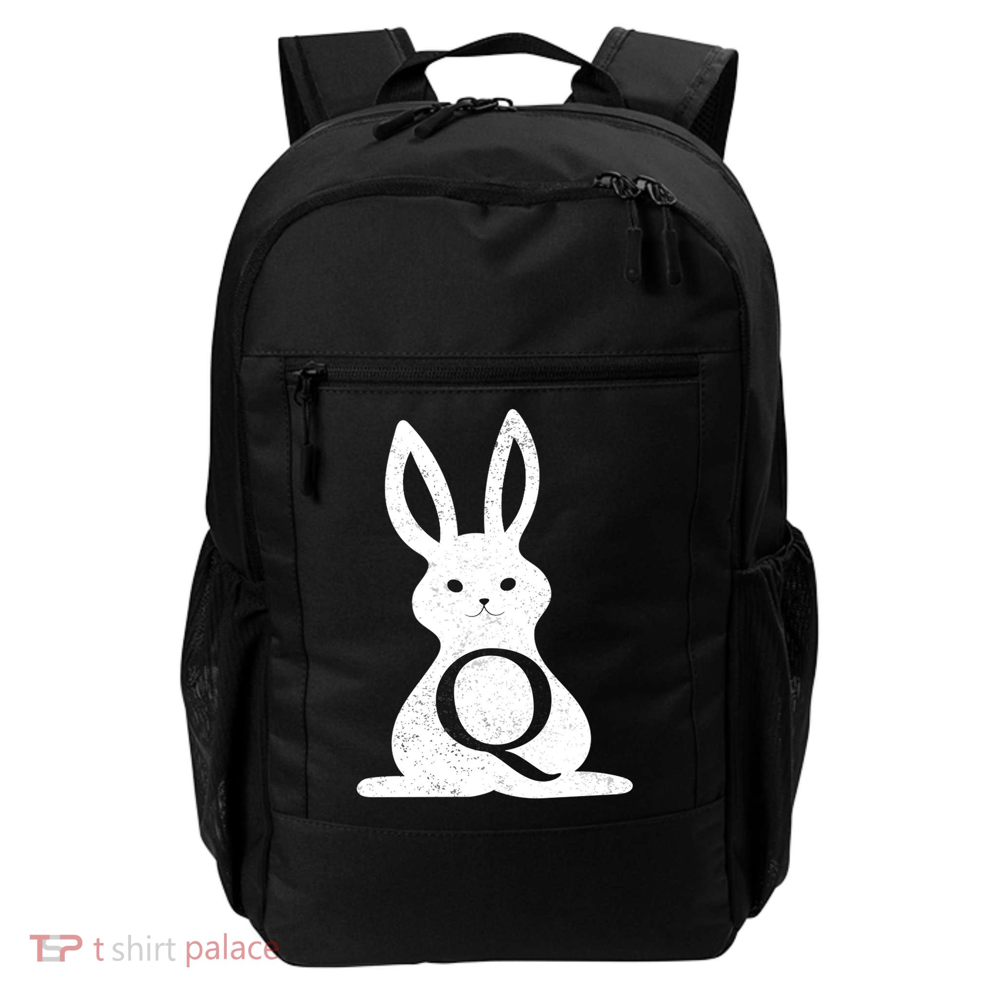 Q Anon Bunny Qanon Backpack