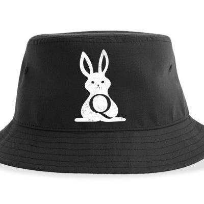 Q Anon Bunny Qanon Sustainable Bucket Hat