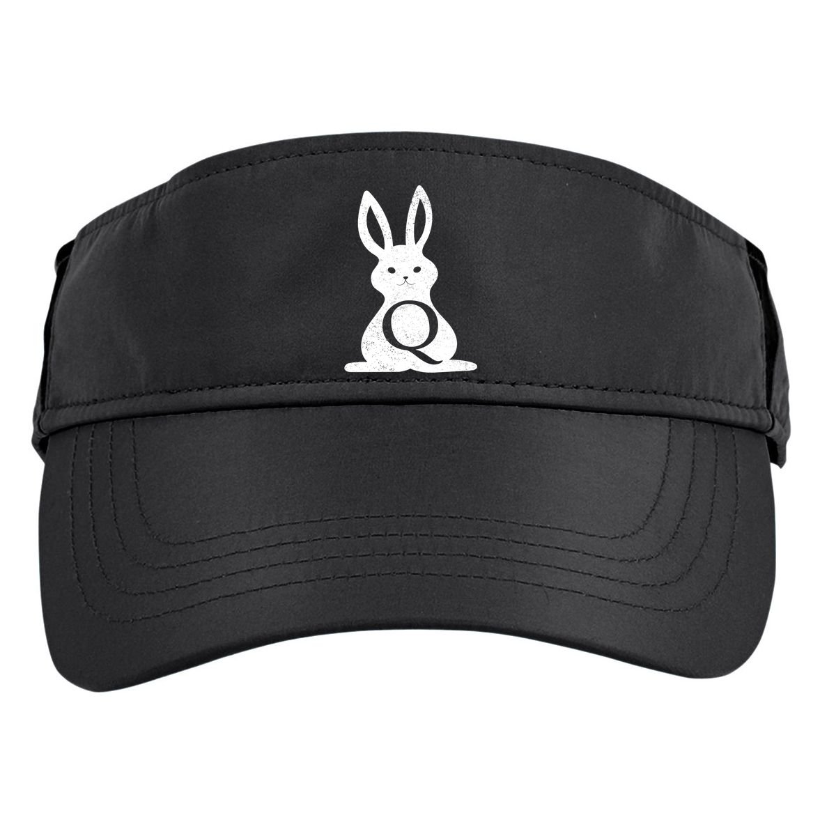 Q Anon Bunny Qanon Adult Drive Performance Visor