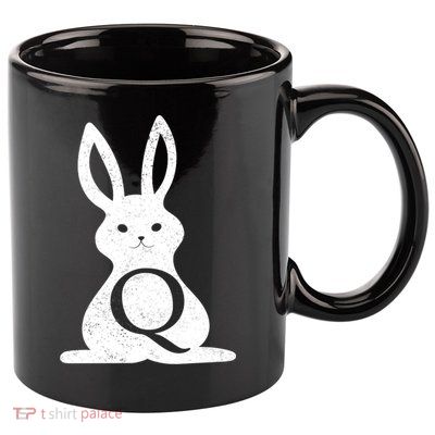 Q Anon Bunny Qanon 11oz C Handle Ceramic Mug