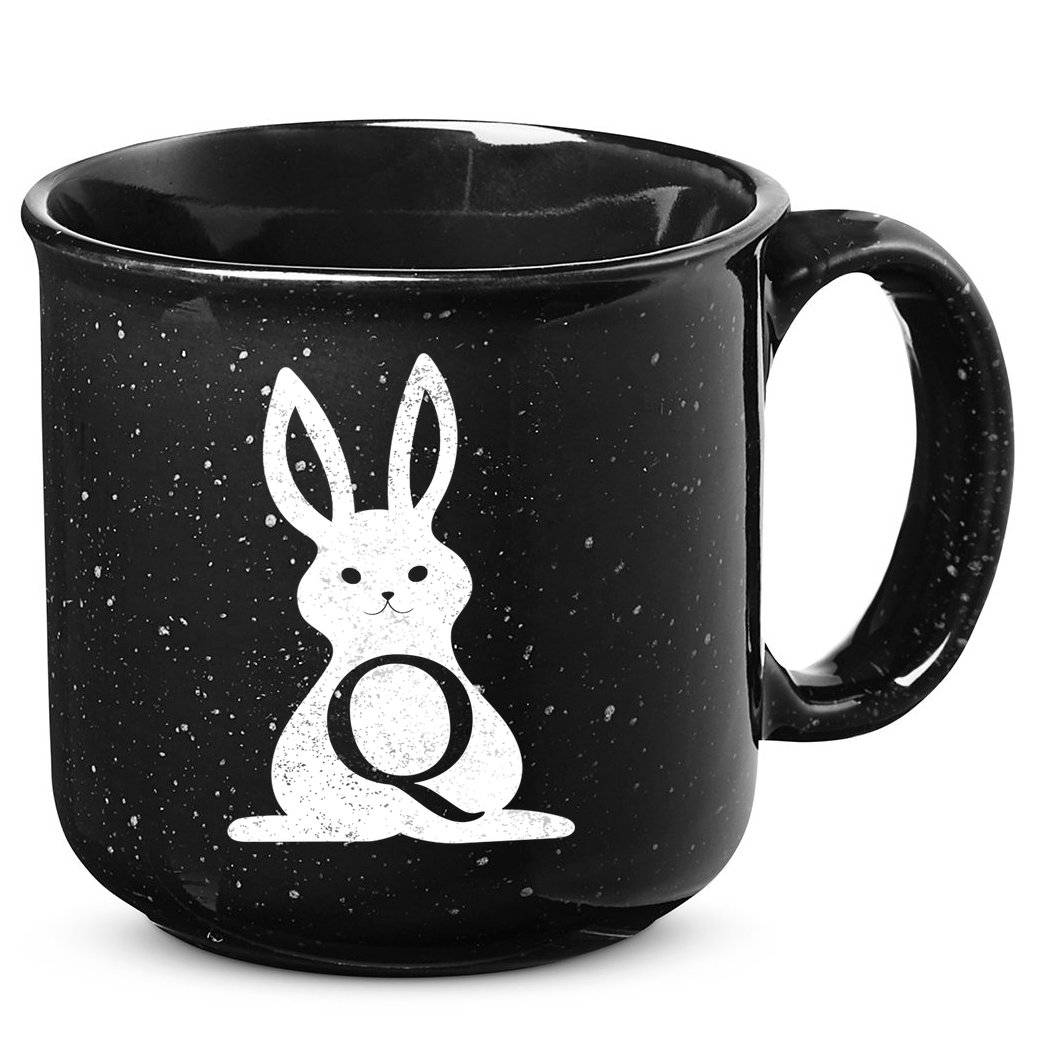 Q Anon Bunny Qanon 15oz Campfire Ceramic Mug