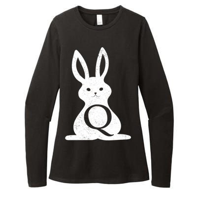 Q Anon Bunny Qanon Womens CVC Long Sleeve Shirt