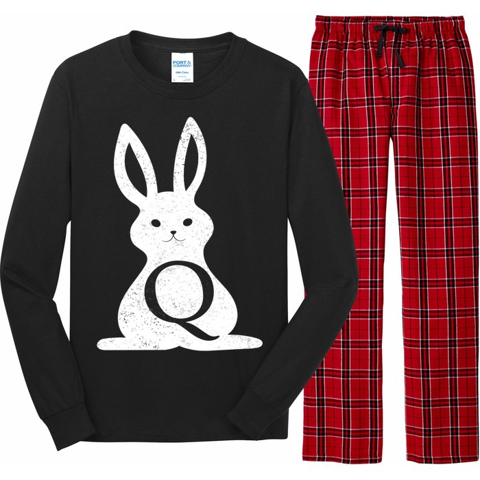 Q Anon Bunny Qanon Long Sleeve Pajama Set