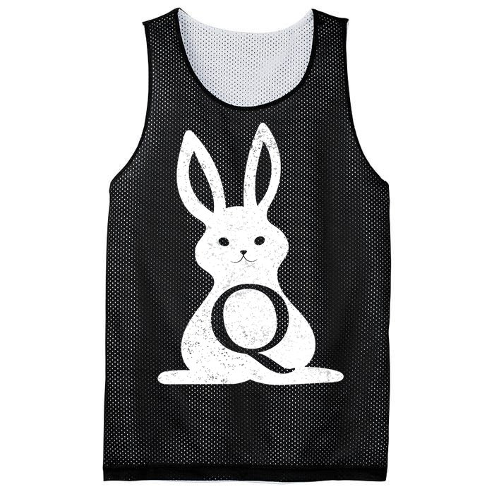 Q Anon Bunny Qanon Mesh Reversible Basketball Jersey Tank