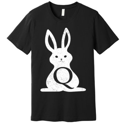 Q Anon Bunny Qanon Premium T-Shirt