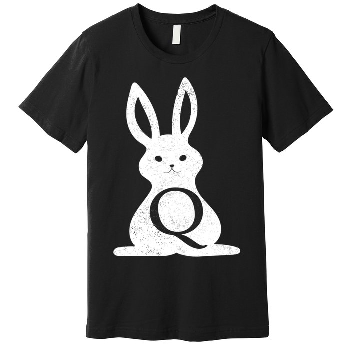 Q Anon Bunny Qanon Premium T-Shirt