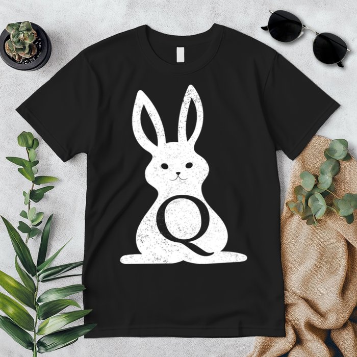 Q Anon Bunny Qanon Premium T-Shirt