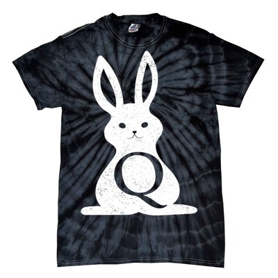 Q Anon Bunny Qanon Tie-Dye T-Shirt