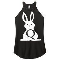 Q Anon Bunny Qanon Women's Perfect Tri Rocker Tank