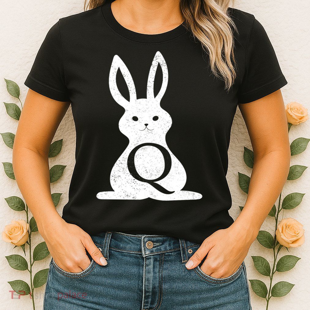 Q Anon Bunny Qanon Womens T-Shirt