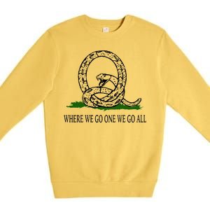 Q Anon Don't Tread On Me Qanon Premium Crewneck Sweatshirt